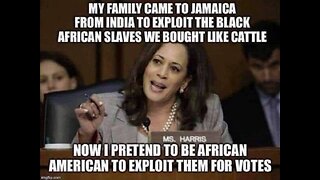 DEMOCRATS MANIPULATE🎭🧟🎪🧛‍♂️BLACK-AFRO-AMERICANS🤴🏽👸🏾TO VOTE FOR KAMALA HARRIS🧟‍♀️🎪🎭📬🎰🗳️💫