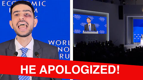 WEF Guest Who Crashed Davos Conference Apologizes