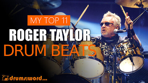 Top 11 Essential "Roger Taylor" Drum Beats (Free Lesson)