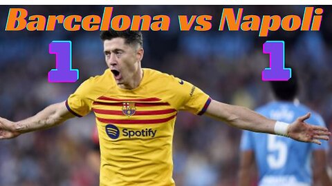 Barcelona vs Napoli 1-1 ALL GOALS HIGHLIGHTS 2024 🔥 Lewandowski goal 🔥 Football Cricket Highlights
