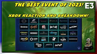 The Best Event of 2023 The Xbox Showcase #reactionvideo