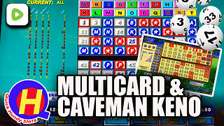 $.10 Multicard and $1 Caveman Plus KENO from Las Vegas!