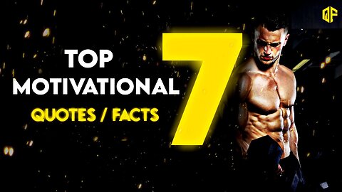 Top 7 motivational quotes / facts | life changing quotes...#motivation #motivationalfacts