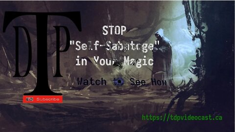 STOP 'Self-Sabatoge"