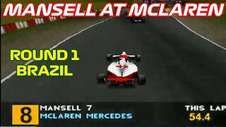 Mansell at McLaren | Round 1: Brazilian Grand Prix | Formula 1 (PS1)