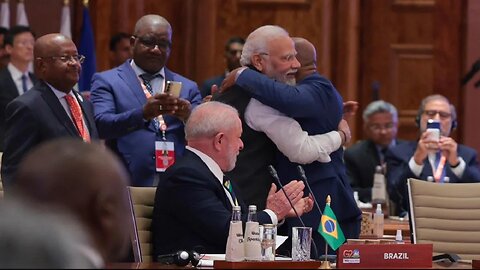 PM Modi Hugs African Union Chief Amid Thunderous Applause By World Leaders