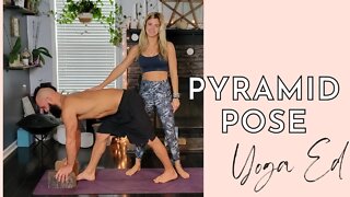 How to do Pyramid Pose? | Pyramid Pose AKA Parsvottanasana | Yoga Ed with Stephanie