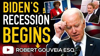 Biden's RECESSION Begins with Negative Q2 GDP Growth as KARINE JEAN PIERRE Argues with Doocy