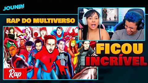 Rap do Multiverso Aranha [Aranhaverso] VIVER FAZENDO JUSTIÇA | [React Rap Nerd] 🔥