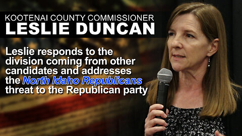 Leslie Duncan addresses the threat to the Republican party