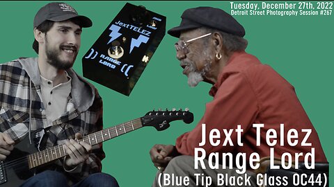 Jext Telez - Range Lord (Blue Tip Black Glass OC44) - First Act guitar - Gorilla tube effect amp