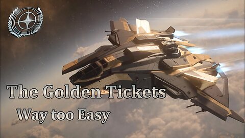 Star Citizen - The Golden Tickets are way too easy #starcitizen #videogame #gaming #spaceship