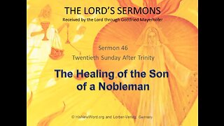 Jesus preaching (46), Healing the Son of a Nobleman