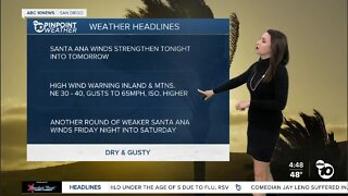 ABC 10News Pinpoint Weather with Meteorologist Megan Parry