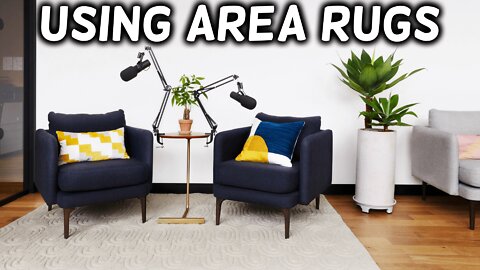 Using Area Rugs To Absorb Reflections and Minimize Reverb