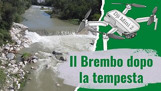 Fiume Brembo dopo la tempesta - DJI Mini 2