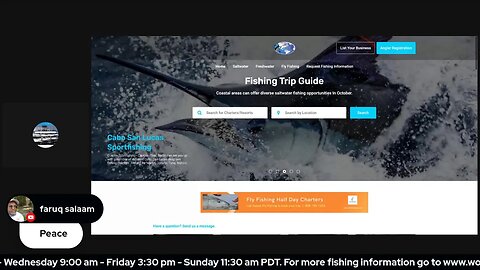 Fishing in Paradise: The Fishermen Experience - World Wide Fishing Guide Live Stream