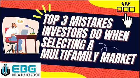 Top Three Mistakes Investors Do When Selecting a Multifamily Market
