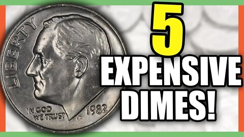 5 VALUABLE DIME ERROR COINS WORTH MONEY - EXPENSIVE COINS TO LOOK FOR