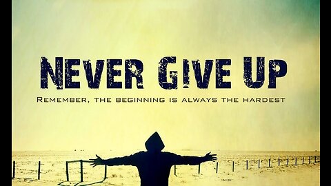 NO MATTER HOW HARD IT GETS YOU CAN'T GIVE UP - Motivational Speech