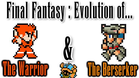 Final Fantasy: Evolution of the Warrior (and Berserker) throughout the main series.
