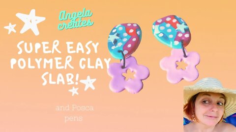 SUPER EASY POLYMER CLAY SLAB /POSCA PEN SLAB