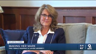 Xavier's first female president making her mark