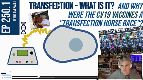 Transfection - What is it? Why were the CV19 vaccines a "Transfection horse race"? (Ep 250.1)