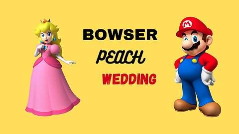 Super Mario Bros Movie Princess Peach & Bowser WEDDING! + BOWSER Sings PEACHES Song