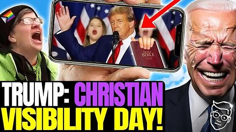 Trump Declares 2024 Election Day As 'Christian Visibility Day' After Biden INSULTS Christians
