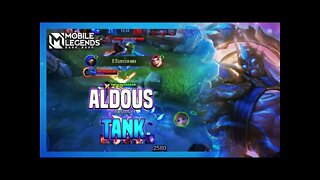 TESTEI OS ITENS DE TANK NO ALDOUS E ME SUPREENDI | MLBB