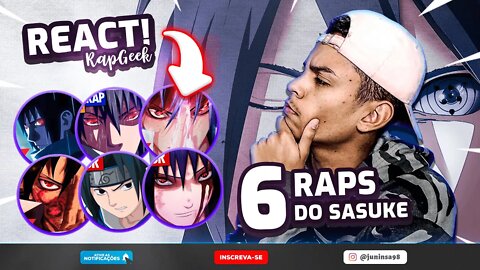 REAGINDO AOS RAPS MAIS FAMOSOS DO SASUKE (7mz, Tauz e MHRap) (6 em 1)