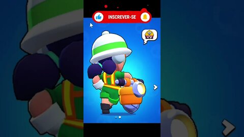 SKIN JACKY CONSTRUTORA - BRAWL STARS #116 #SHORTS