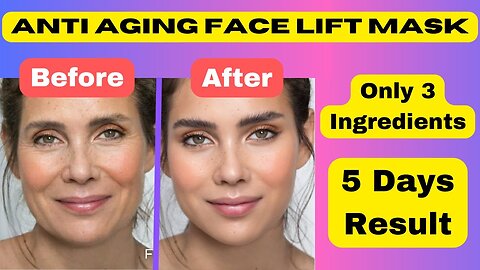 Best Anti Aging Mask/Face Tightening/Face Lifting Mask At Home| @SHIFAchannelMakingLifeEasier