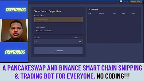 A Pancakeswap And Binance Smart Chain Snipping & Trading Bot For Everyone. No Coding?