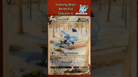 Evolving Skies Glaceon V Alternate Art Full #Pokemon TCG - One Step Closer To A Full Set