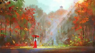 Beautiful Relaxing Asian Music – Autumn Forest in Asia