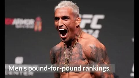 UFC Mens Pound for Pound Rankings (GOAT)