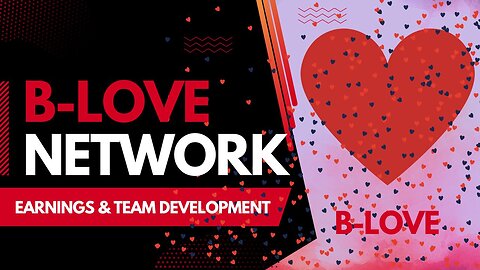 BLV network token's earning with team development.