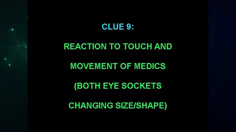 Clue 9 (The "Alien Interview" Video Analysis 2013/2014/2015)