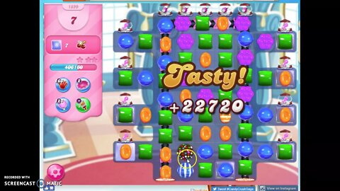 Candy Crush Level 1899 Audio Talkthrough, 1 Star 0 Boosters