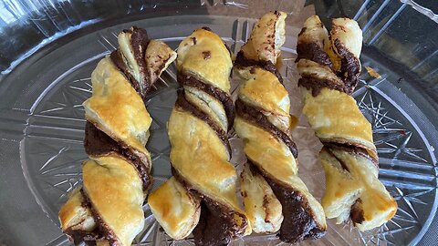 Nutella Pastry Twists