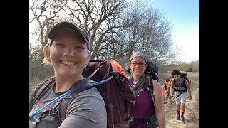 Backpacking at LBJ Grasslands and camping at Black Creek Lake