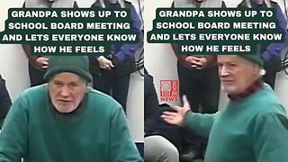 Based Grandpa Tells School Board Exactly What He Thinks & They're Not Happy