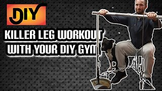 KILLER LEG WORKOUT With Your DIY Gym!