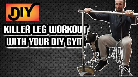 KILLER LEG WORKOUT With Your DIY Gym!