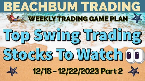 Top Swing Trading Stocks to Watch 👀 | 12/18 – 12/22/23 | LAND TECS MSB SARK SOXS USOI EBIX & More