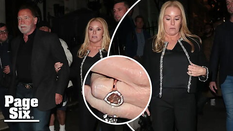 Arnold Schwarzenegger sparks engagement rumors as longtime girlfriend Heather Milligan steps out with ring