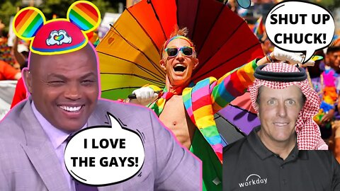 Charles Barkley CLAIMS "LOVE" for the LGBTQ Community & Then MEETS with ANTI GAY Saudi LIV GOLF!