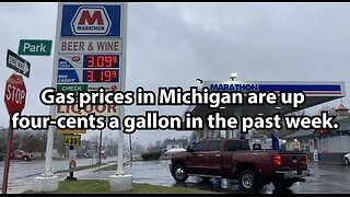 Gas prices in Michigan are up four-cents a gallon in the past week.